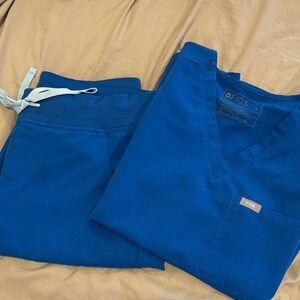 Figs  Blue Scrub set